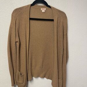 Mossimo Supply Co. Women's Camel Cardigan Sweater